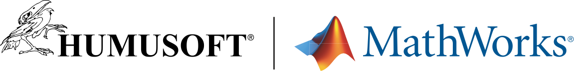 Humusoft and Mathworks logo